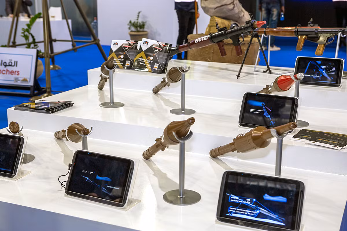 Các loại đạn súng chống tăng RPG-7 được Ai Cập sản xuất. Nguồn ảnh: Marina Lystseva