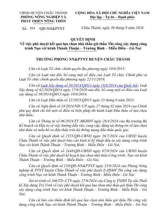 Long An: Duoc chi dinh 12 goi thau/nam, nang luc Cty Huy Tam Phat ra sao?-Hinh-3