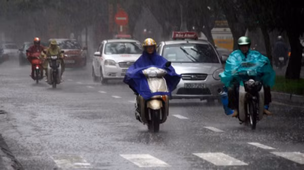 Từ chiều tối mai, Bắc Bộ sẽ chuyển mưa dông do tác động của không khí lạnh