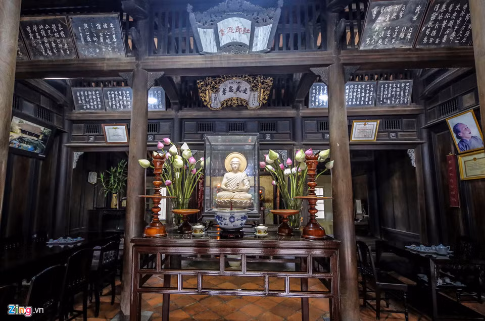 Nhà vườn An Hiên được thiết kế mẫu mực theo kiến trúc nhà vườn xứ Huế, chịu ảnh hưởng bởi thuật phong thủy. Ảnh: Zing.