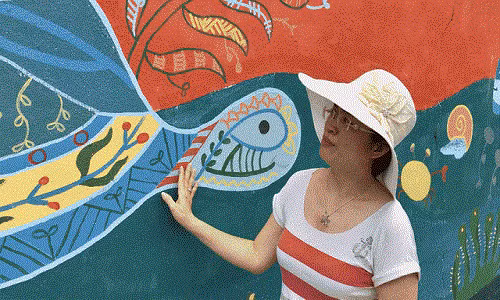 Du khach den dao Ly Son thich thu voi lang bich hoa