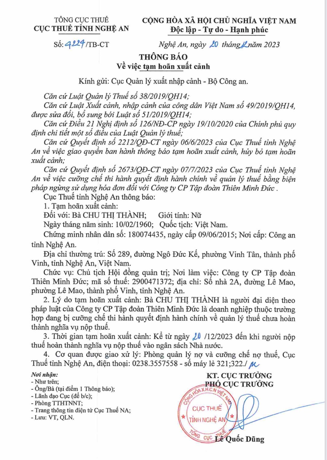 Thiên Minh Đức bị cưỡng chế thuế: Hệ sinh thái khủng… kinh doanh “èo uột” - Hình 4 Thien Minh Duc bi cuong che thue: He sinh thai khung… kinh doanh “eo uot”-Hinh-4