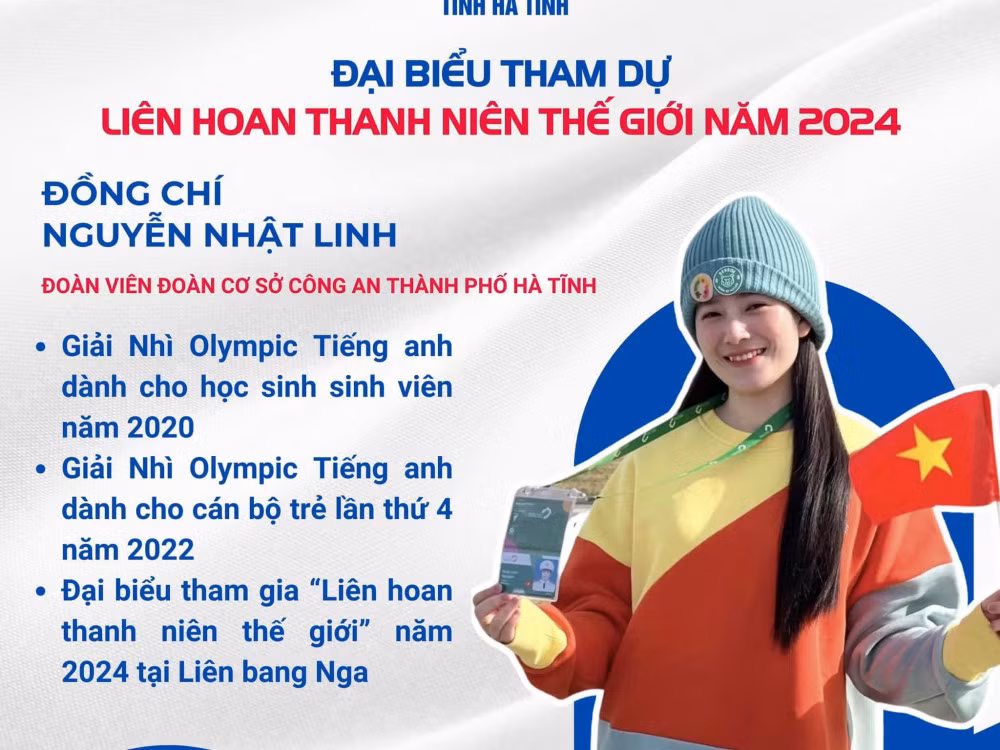 “Hot girl” Cong an Ha Tinh tham du Lien hoan thanh nien the gioi