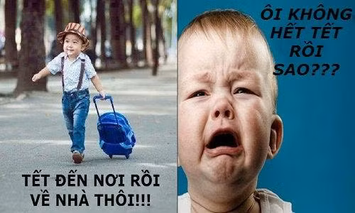 Cuoi te ghe voi loat anh vui “ac mong khi het Tet“