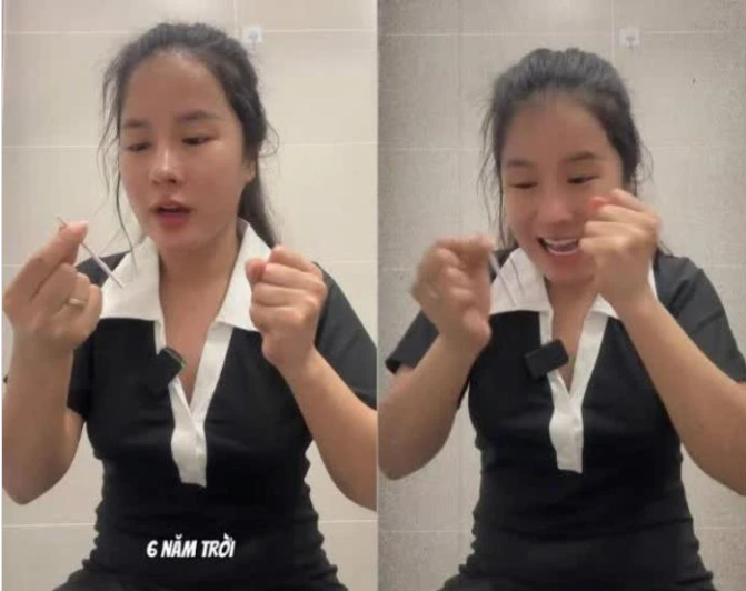 Ba Nhan Vlog bi nhac nho vi hanh dong khong tot cho thai nhi