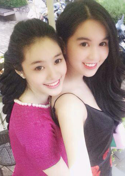 Linh Chi luôn gọi Ngọc Trinh là "chị đại".