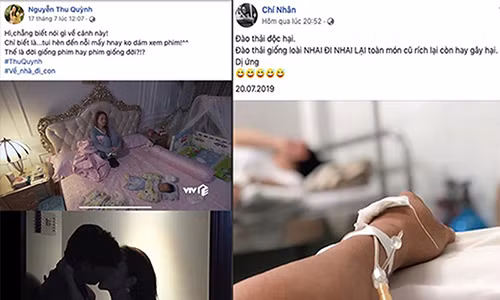 Năm 2019, Thu Quỳnh vướng nghi vấn ám chỉ Chí Nhân khi đăng ảnh Vũ trong “Về nhà đi con” ngoại tình. Còn Chí Nhân đăng status lạ bị cho là "đá xéo" Thu Quỳnh.