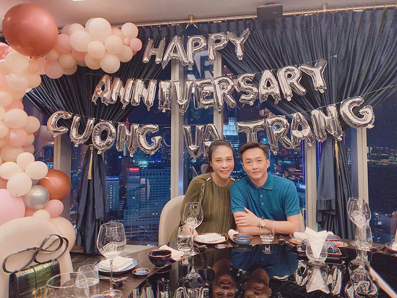 Sau 1 năm kết hôn, Đàm Thu Trang và Cường Đô la có cuộc sống vô cùng viên mãn.