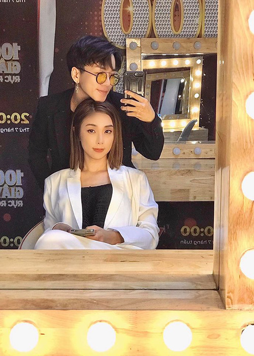 Lan Trinh và người yêu cũng không bận tâm đến những ý kiến trái chiều từ dư luận.