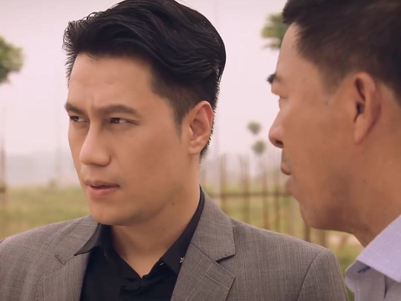 Trong “Sinh tử”, Việt Anh vào vai Mai Hồng Vũ - một doanh nhân được nhiều nhân vật quan chức chống lưng. Ảnh: Dân Việt