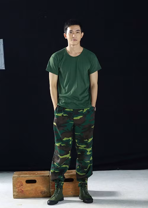 Trong "Sứ mệnh trái tim", nam người mẫu vào vai soái ca quân nhân.