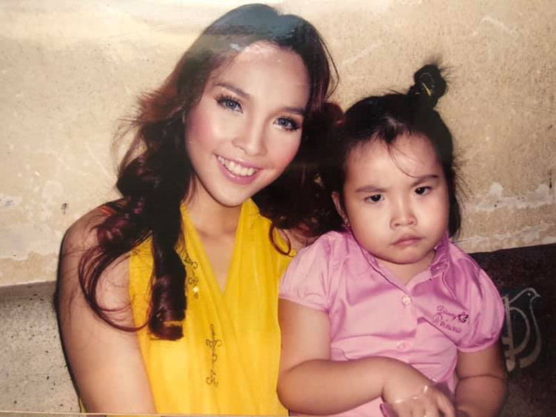 Con gái Hiền Thục sở hữu gương mặt có nhiều nét giống mẹ.