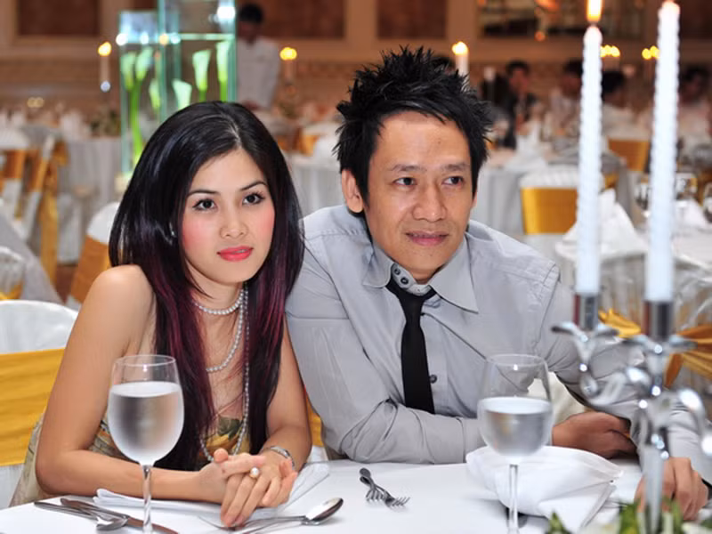 Duy Mạnh từng cho biết, anh cảm thấy may mắn vì lấy được người vợ bao dung và yêu anh hết lòng như Huyền Cầm. Ảnh: Dân Việt