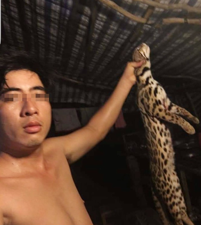 Dan quan xa giet nhieu meo rung quy hiem roi len Facebook 'khoe' chien tich