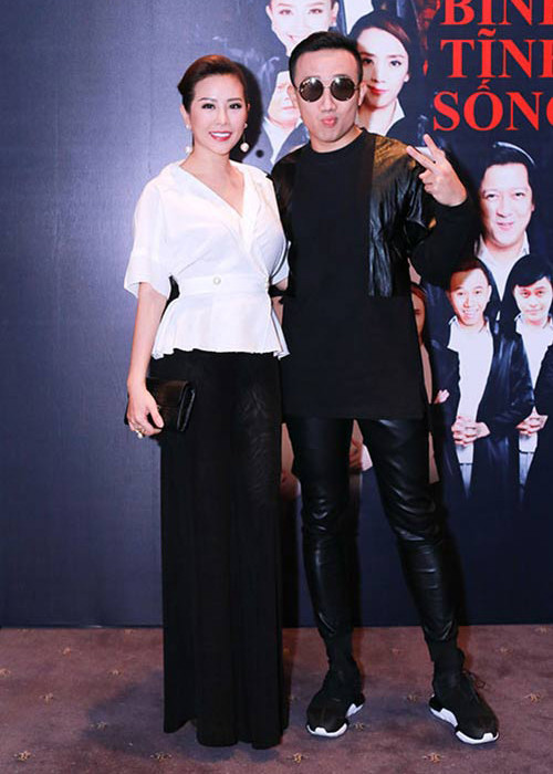 Gần đây, Hoa hậu Thu Hoài từng lên tiếng bênh vực Trấn Thành khi anh bị chỉ trích làm MC "Rap Việt". Ảnh: Khám phá