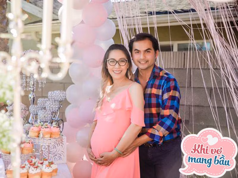 Tháng 7/2020, vợ chồng Đức Tiến chào đón thiên thần nhỏ gia nhập tổ ấm. Ảnh: Thời đại plus