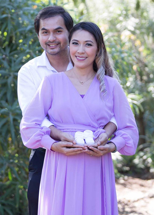 Sau nhiều lần chạy chữa, vợ chồng Đức Tiến đón tin vui vào một ngày cuối năm 2019.