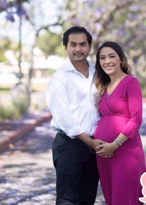 Đức Tiến cho biết, anh suýt bật khóc khi nghe Bình Phương thông báo sắp có con và tự tay chăm vợ suốt hành trình cô mang thai. Ảnh: Thời đại plus