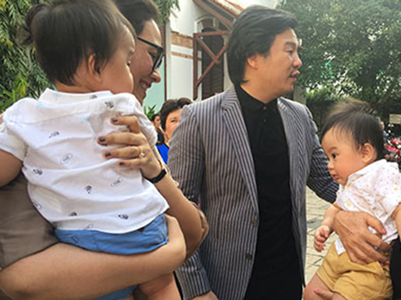 Từ sau sự kiện năm 2017, vợ chồng Thanh Bùi không còn hé lộ hình ảnh các con. Ảnh: Khám phá