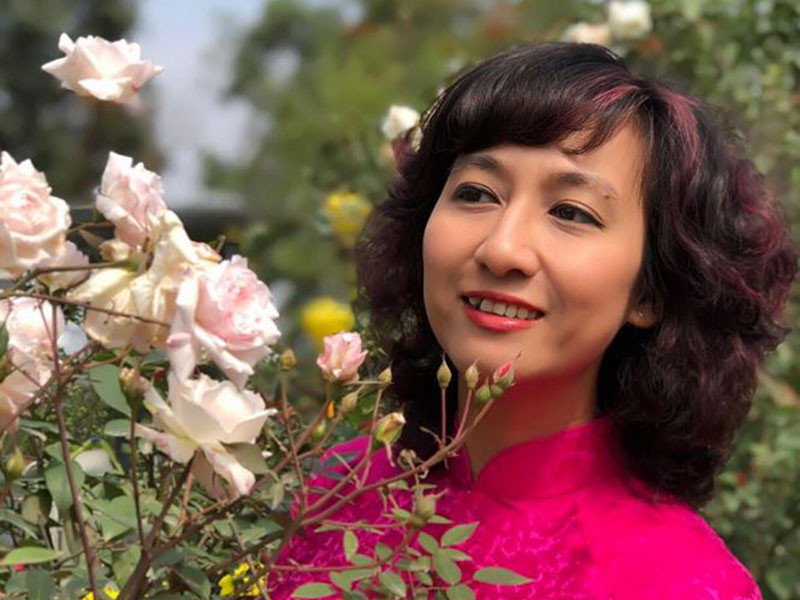 Sau khi rời VTV, BTV Vân Anh ở nhà nội trợ và dành thời gian rảnh rỗi để đi du lịch.