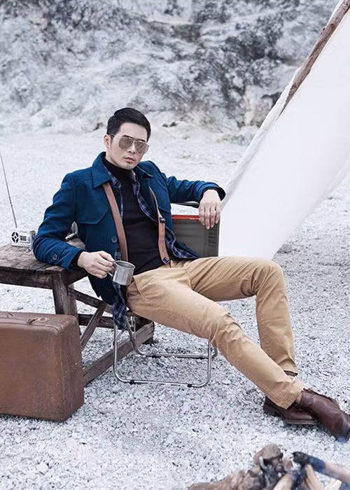 Khi còn ở showbiz, nam người mẫu được chú ý nhờ lọt top 6 cuộc thi Vietnam's Next Top Model 2013. Ảnh: Vietnamnet