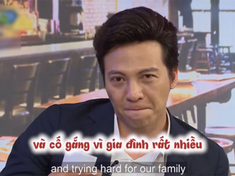 Trong một chương trình, Hồng Nga viết thư cảm ơn Dương Hoàng Anh luôn yêu thương, chiều chuộng, thông cảm, nhẹ nhàng với cô. Khi nhận được thư, nam diễn viên không cầm được nước mắt. Anh xúc động nói nhờ có vợ con nên anh hiểu được thế nào là một gia đình.