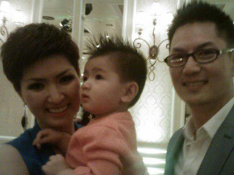 Hồng Nhung và Quý Nguyễn có một cậu con trai chung trước khi ly hôn. Ảnh: Khám phá