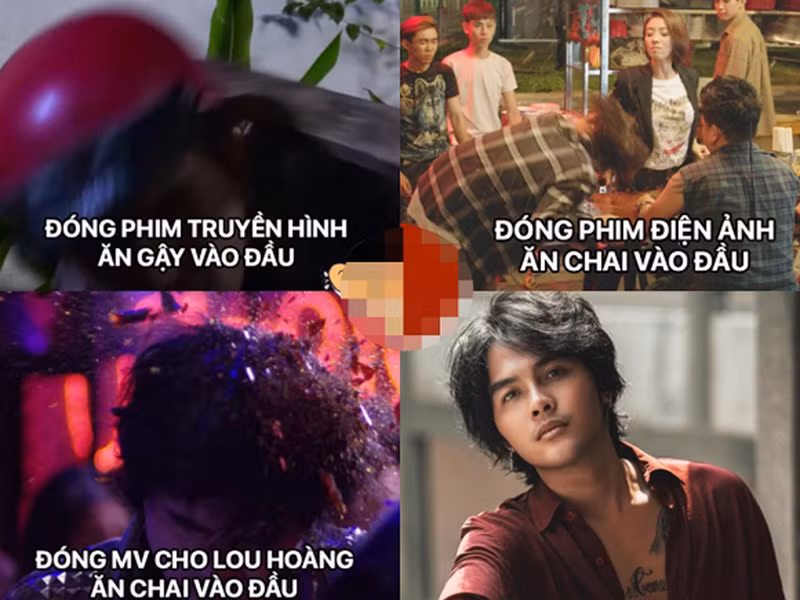 Nam diễn viên sinh năm 1992 từng được cư dân mạng gắn cho biệt danh “chàng trai hẩm hiu nhất Vbiz” vì thường xuyên bị đánh trên màn ảnh.