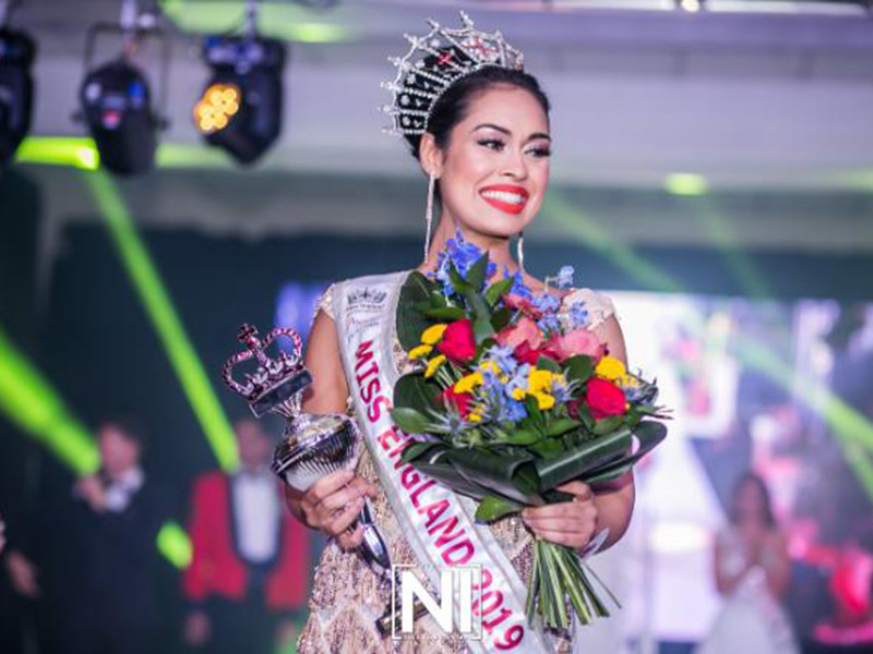 Ở bán kết cuộc thi Hoa hậu Anh 2020, thí sinh dự thi qua phần mềm Zoom. Ảnh: CNN