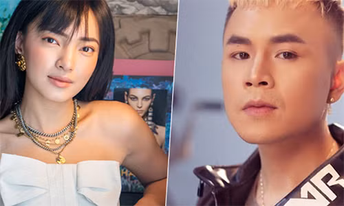 Trong khi đó, Châu Bùi liên tục chia sẻ, kêu gọi khán giả ủng hộ ca khúc “Bigcityboi” dù trước đây, cô chưa từng đăng tải các bài hát của Binz. Ảnh: Lao động