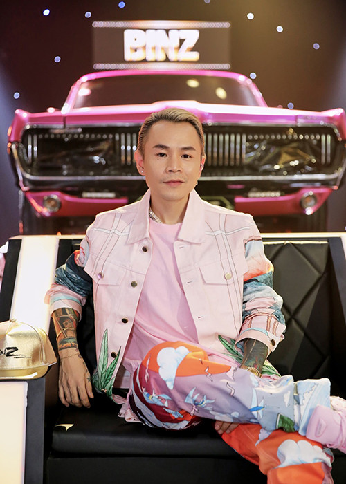Rapper Binz cho biết, mục tiêu của anh là hướng dẫn thí sinh thật tốt và hướng đến chiến thắng “Rap Việt”.