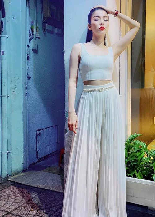 Số cân nặng hiện tại của Lệ Quyên chỉ ở mức 45kg.