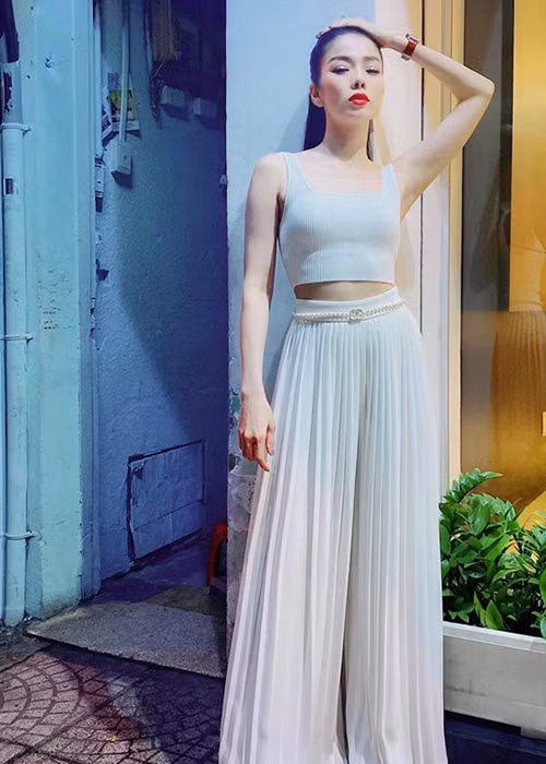 Số cân nặng hiện tại của Lệ Quyên chỉ ở mức 45kg.