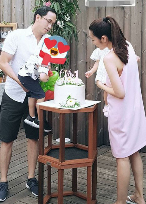 Hai con của Tăng Thanh Hà và doanh nhân Louis Nguyễn, bé Richard, bé Chloe cũng sinh ra ở vạch đích.