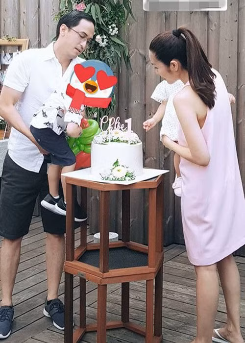 Hai con của Tăng Thanh Hà và doanh nhân Louis Nguyễn, bé Richard, bé Chloe cũng sinh ra ở vạch đích.