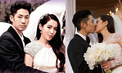 Ngô Kiến Hào kết hôn với Thạch Trinh Thiện - ái nữ của gia đình tỷ phú gốc Hoa sống ở Singapore vào năm 2013. Ảnh: Zing