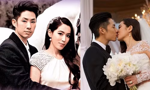 Ngô Kiến Hào kết hôn với Thạch Trinh Thiện - ái nữ của gia đình tỷ phú gốc Hoa sống ở Singapore vào năm 2013. Ảnh: Zing