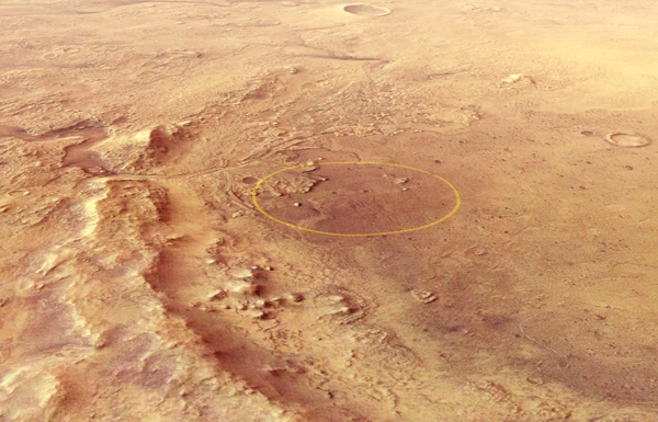 Trước đó, các nhà địa chất học cho biết một khu vực tại vùng châu thổ gần vị trí tàu thăm dò Perseverance có thể chứa bằng chứng hóa thạch về sự sống ngoài Trái đất.