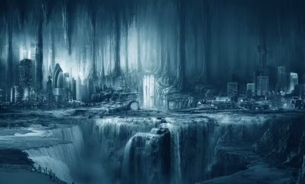 Đô đốc hải quân Mỹ Richard E. Byrd đã may mắn có được một cuộc kỳ ngộ với con người đến từ nền văn minh dưới lòng đất. Năm 1947, ông dẫn đầu một đoàn thám hiểm đi sâu vào trong lòng đất thông qua một lối vào ở Bắc Cực. Tại đây, ông đã có một phen choáng ngợp. Những cảnh tượng đập vào mắt khiến ông chấn động không thôi; các thung lũng phủ đầy cây cối xanh tươi rậm rạp, trong lòng thung lũng còn có các khe suối nhỏ với dòng nước róc rách chảy qua.