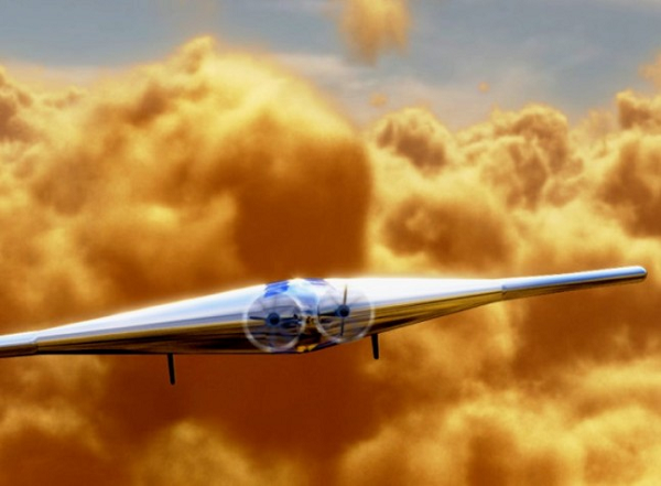 Thiết kế ban đầu của Northrop Grumman là chiếc máy bay có thể tự bơm phồng, trôi nổi bồng bềnh trên các đám mây mà không cần dùng nhiều năng lượng.