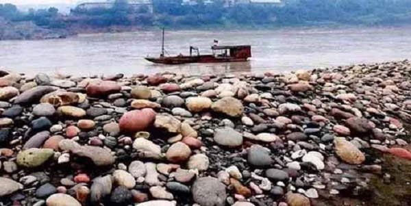 Đá sông Dương Tử có tiếng là độc nhất vô nhị và mang giá trị sưu tầm cao, được nhiều người chơi săn lùng. Hàng năm khi mua đông đến là thời điểm làng Hà Gia Bá bắt đầu rộn ràng vào vụ "thu hoạch" đá.