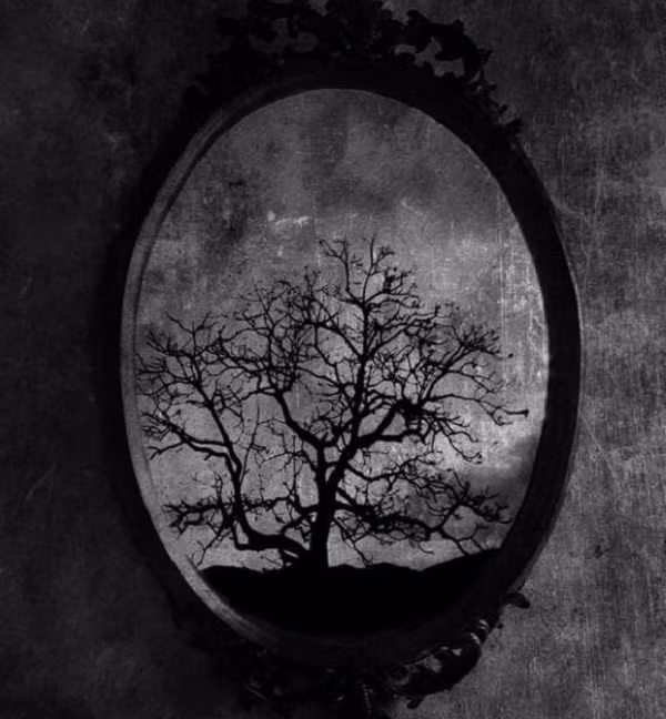 Theo các tư liệu để lại, chiếc gương này là một tác phẩm nghệ thuật của nghệ nhân Louis Alvarez làm vào năm 1743 tại Pháp. Nhưng chỉ 2 ngày sau khi hoàn thành chiếc gương, người thợ Louise đang khỏe mạnh liền qua đời đột ngột vì xuất huyết não.