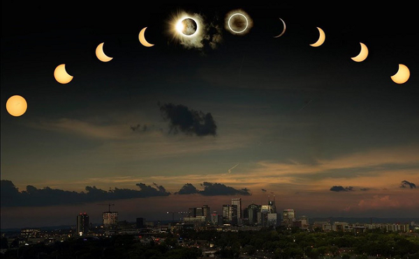 Kết lại một năm rực rỡ về thiên văn là hiện tượng nguyệt thực toàn phần diễn ra vào ngày 4/12/2021. Giống hầu hết các lần khác, nguyệt thực toàn phần năm nay diễn ra khá ngắn chỉ có thể nhìn thấy trong 1 phút 54 giây ở Nam Cực.