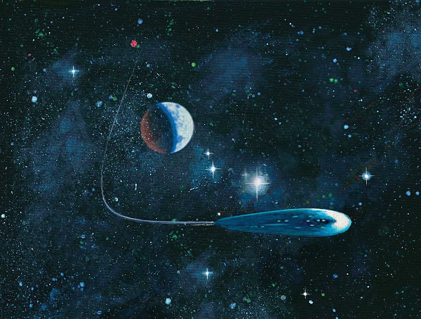 Ý tưởng ở đây là sử dụng một cơ chế bật-tắt một trường trọng lực lớn mạnh. Khi bật bộ tăng trọng lực rồi tắt đi, thì con tàu sẽ “có mặt” tại vị trí thời không mục tiêu.