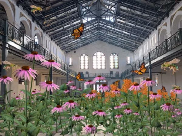 Nghệ sĩ Tamiko Thiel, người đã biến một trong những phòng triển lãm thành một môi trường sống của hoa dại đã thực hiện ự án thực tế tăng cường (AR). Thiel đã làm việc với chuyên gia làm vườn của Smithsonian để hình thành một tương lai xanh hơn mà người tham dự có thể trải nghiệm thông qua công nghệ tăng cường thực tế ảo.