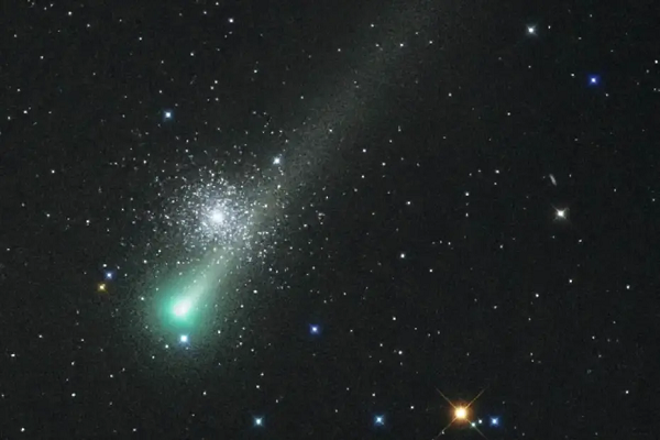 Leonard cũng là một sao chổi siêu nhanh, lao qua hệ mặt trời với tốc độ 71 km/giây, nhưng trông giống như một vật thể chuyển động chậm do khoảng cách với Trái Đất là rất xa.