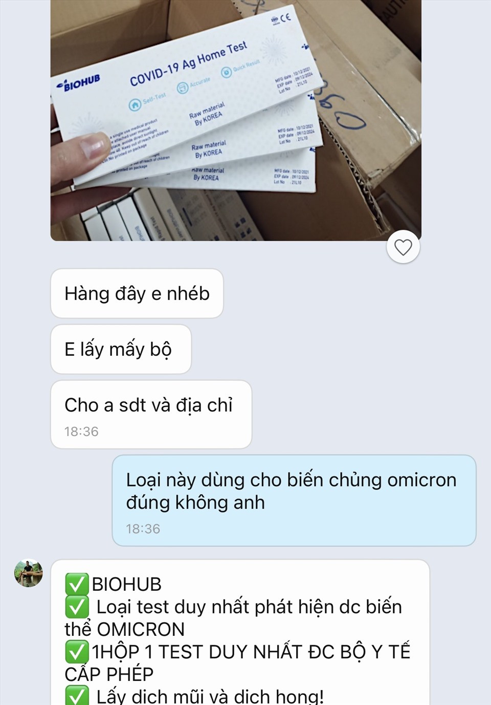Chuyen gia noi gi ve viec rao ban kit test phat hien bien chung Omicron?
