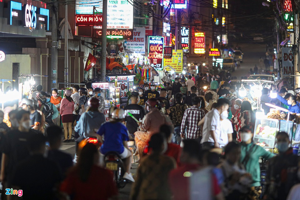 Hang quan o Vung Tau kin khach truoc them nam moi