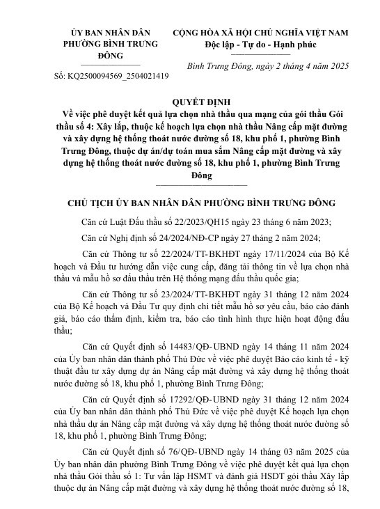 Gần 2 tháng, Cty Dương Linh trúng 6 gói xây lắp tại Thủ Đức Gan 2 thang, Cty Duong Linh trung 6 goi xay lap tai Thu Duc