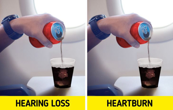 Hơn nữa, rót đồ uống có ga trên máy bay cần phải chờ đợi một thời gian chúng mới hết sủi bọt. Điều này khá bất tiện nếu bạn đã chịu khát từ lâu.